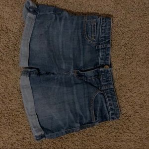 Girls jean shorts